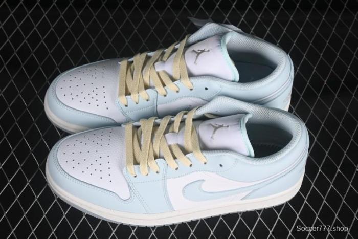 Nike Air Jordan 1 Low AJ1 Mint Blue Low-Top Casual Lifestyle Sneakers - HJ5999-400