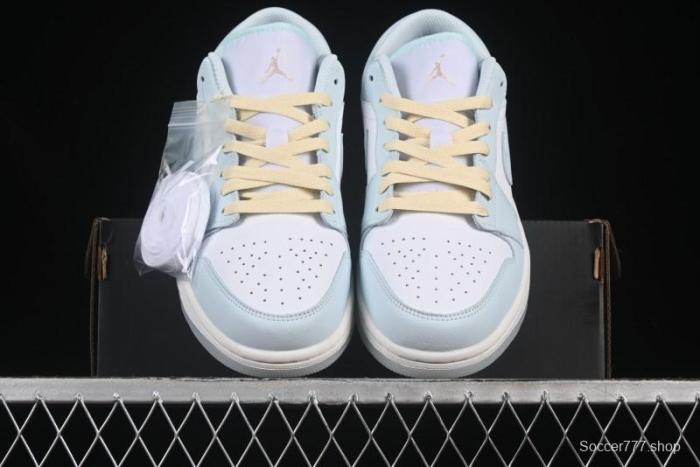 Nike Air Jordan 1 Low AJ1 Mint Blue Low-Top Casual Lifestyle Sneakers - HJ5999-400