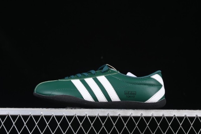 Adidas Tokyo Classic Sneakers - Forest Green & White