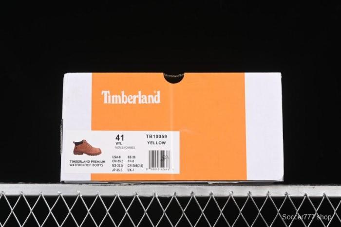 Timberland Outdoor Mid-Top Casual Martin Boots with Premium Italian Suede Leather - TB10059YELLOW