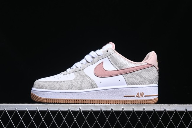 Nike Air Force 1 '07 Low Year of the Snake Themed Low-Top Casual Sneakers - HF2898-100