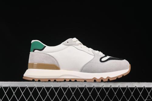 Valentino Punk Style Stitch Pattern Soft Lambskin Comfortable Lace-Up Low-Top Casual Running Shoes - MBH8