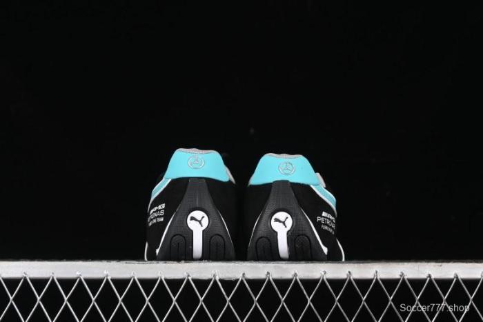 Puma Sparco Future Round Toe Lace-Up Low-Top Lifestyle Casual Shoes in Leather and Fabric - 308155-01