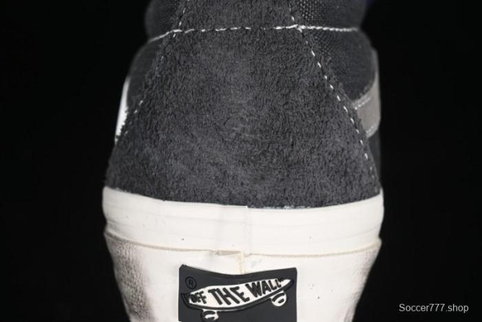 Vans Notre Premium Sk8-Hi High-Top Skate Shoes with Striped Design and Washed Effect - VN000CR0RVN