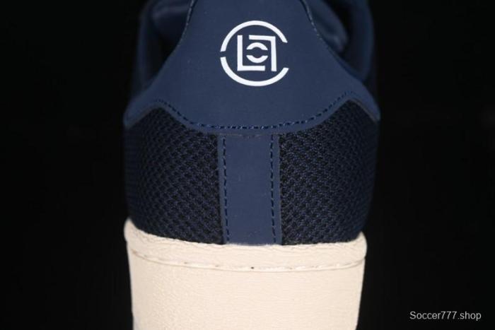 Adidas Clot x Superstar Shell Toe Casual Sneakers with Serrated Edge Design - IH3644