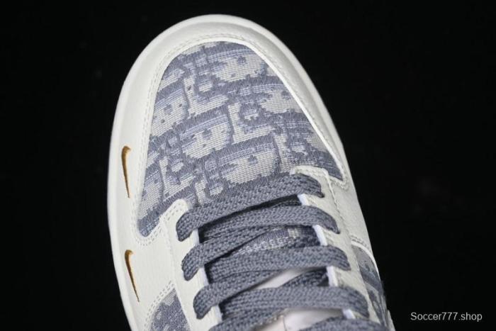 Nike SB Dunk Low Dior x Stone Island Triple Collaboration - Anniversary High-End Custom Low-Top Casual Sneakers - DM6868-043