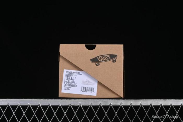 Vans Style 36 Decon SF Half Moon Toe Killer Whale Vulcanized Skate Shoes - VN000SHM07F