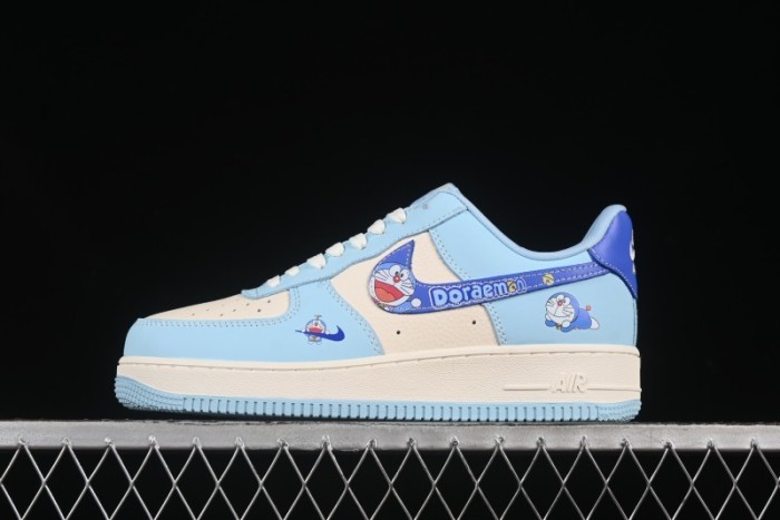 Nike Air Force 1'07 Low Doraemon Casual Sneakers with Full-Length Air Cushion - DF0188-059