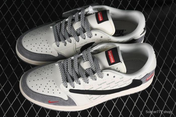 Nike Travis Scott x Fragment Design x Air Jordan 1 Low OG SP AJ1 Supreme Collaboration - XY2688-120