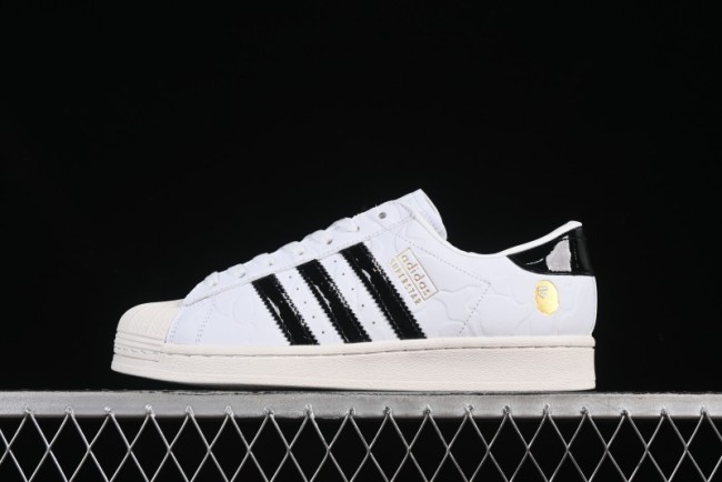 Adidas Bape Superstar JR2701 Shell Toe Casual Sneakers - JR2701
