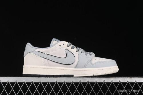 Nike Travis Scott x Fragment Design x Air Jordan 1 Low OG SP AJ1 Retro Sneakers - SJ2068-122