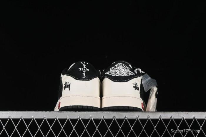 Nike Air Jordan 1 Low OG SP Travis Scott x Fragment Design Collaboration Sneakers - SJ2068-129