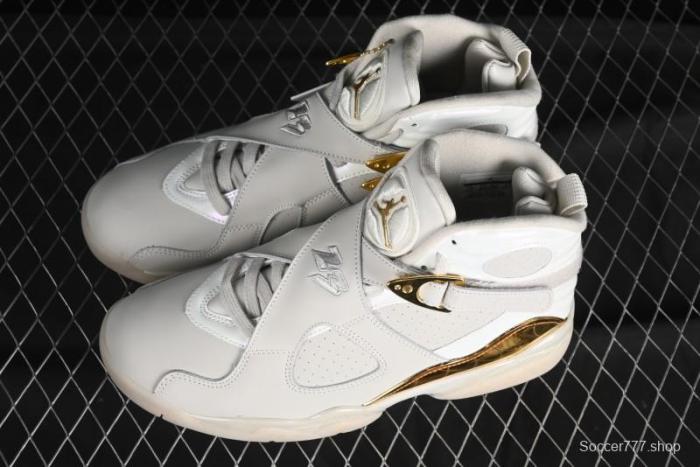 Nike Air Jordan 8 Retro  Champagne  Basketball Shoes Inspired by O'Brien Trophy - 832821-030