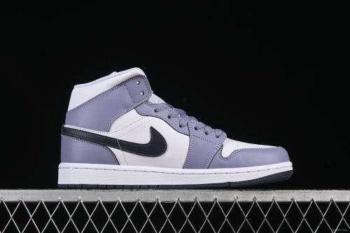 Nike Air Jordan 1 Mid AJ1 Culture Casual Sneakers in Haze Purple - DQ8426-145