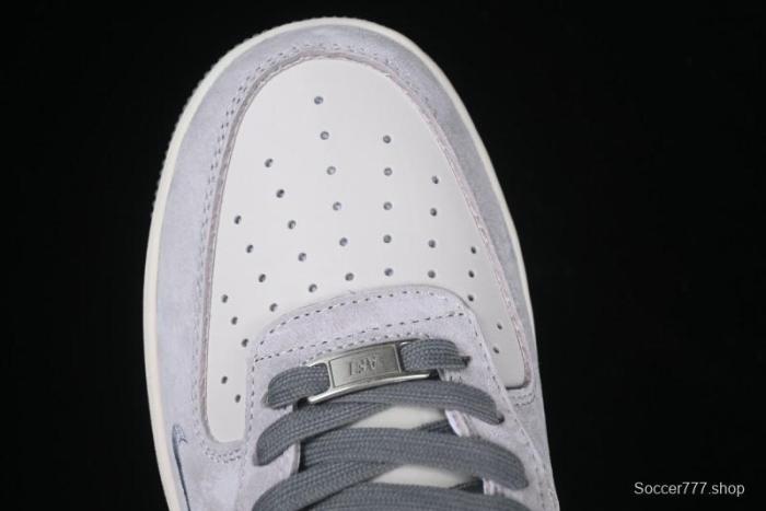 Nike Air Force 1 '07 Low The North Face Collaboration Grey Pigskin Grey Sole Low-Top Casual Sneakers - XZ6188-915