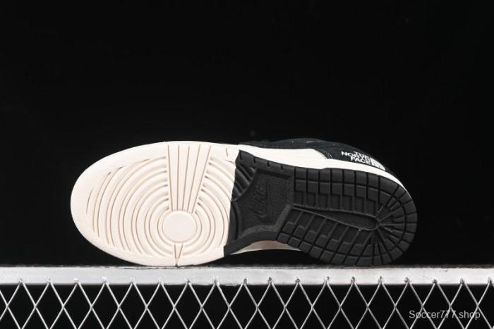Nike SB Dunk Low The North Face Collaboration - Black Pig Eight Black Hook Anniversary High-End Custom Low-Top Casual Sneakers - SJ1089-011