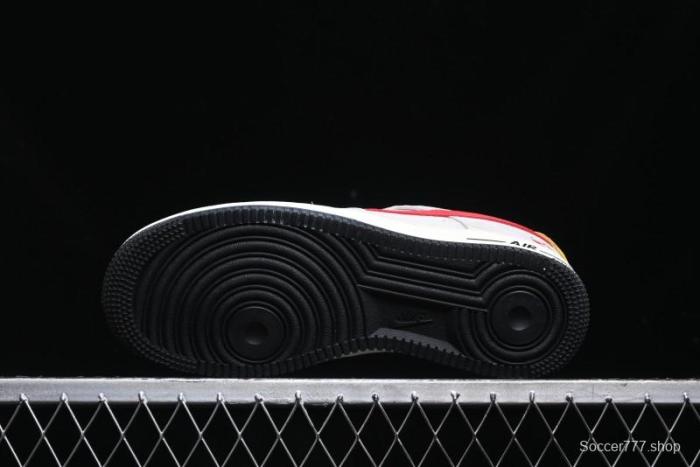 Nike Air Force 1 '07 Low Halloween Collaboration - Red Grey Pig Version Low Top Casual Sneakers - KK1988-020