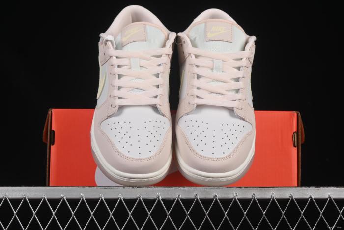 Nike SB Dunk Low White Light Pink SB Low-Top Casual Skate Shoes - FB7901-601