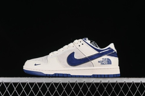 Nike SB Dunk Low The North Face Collaboration - Anniversary Edition Customized Low-Top Casual Skate Shoes - DQ10998-512