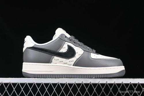 Nike Air Force 1 '07 Low Stussy Collaboration - Nebula Grey Low-Top Casual Sneakers - XZ3328-168
