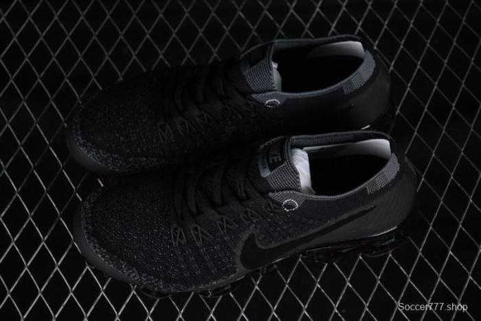 Nike Vapormax Flyknit Breathable Casual Running Shoes with Full-Length Air Cushion - 849558-007