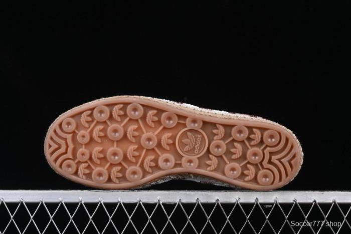 Adidas Clot x Originals Gazelle Indoor Retro Casual Slip-Resistant Wear-Resistant Low-Top Sneakers - IH3642