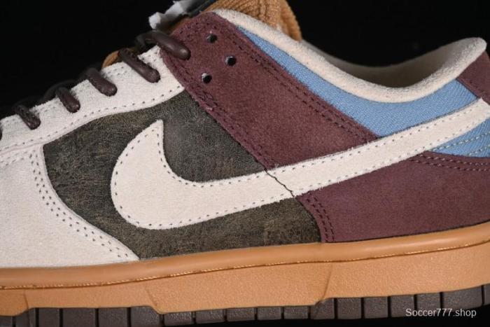 Nike Dunk Low Retro  Love & Peace  Casual Sneakers in Vintage Brown - HQ3459-212