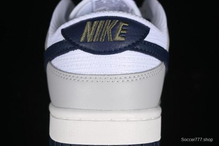Nike Dunk Low SB Casual Sneakers in Photon Dust and White with Obsidian Accents - HF4299-001