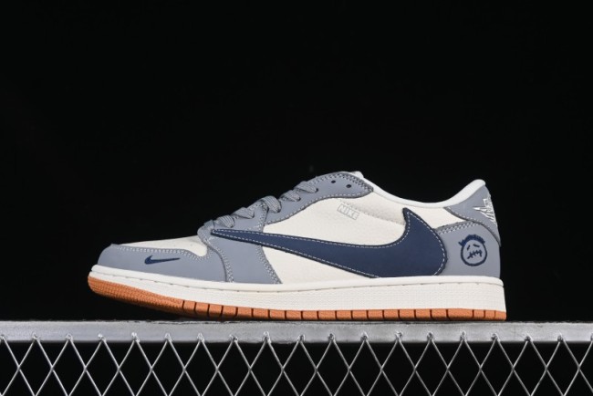 Nike Travis Scott x Fragment Design x Air Jordan 1 Low OG SP AJ1 Retro Sneakers - LD2025-005