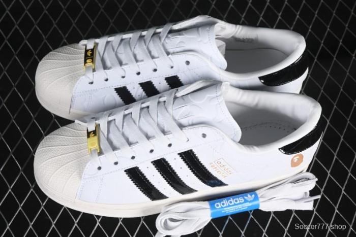 Adidas Bape Superstar JR2701 Shell Toe Casual Sneakers - JR2701