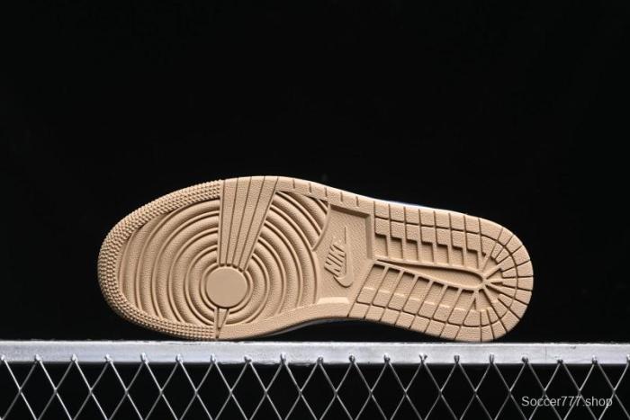 Nike Travis Scott x Fragment Design x Air Jordan 1 Low OG SP AJ1 Retro Sneakers - SJ2068-110