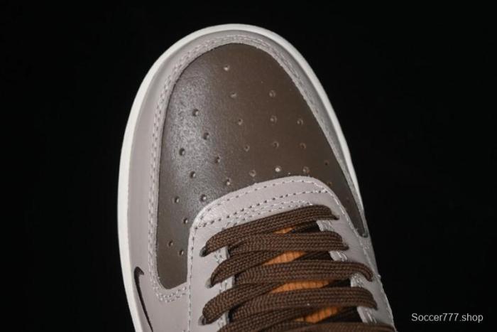 Nike Air Force 1 '07 Low BAPE Collaboration Grey Green Brown Low-Top Casual Sneakers - KK1988-039