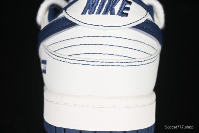 Nike SB Dunk Low Supreme Collaboration - Light Blue Mini Swoosh Anniversary Customized Low-Top Casual Skate Shoes - XX2025-568