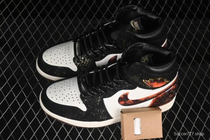 Nike Air Jordan 1 High Retro OG  CNY  Basketball Shoes with Traditional Chinese Auspicious Elements - IB3165-091