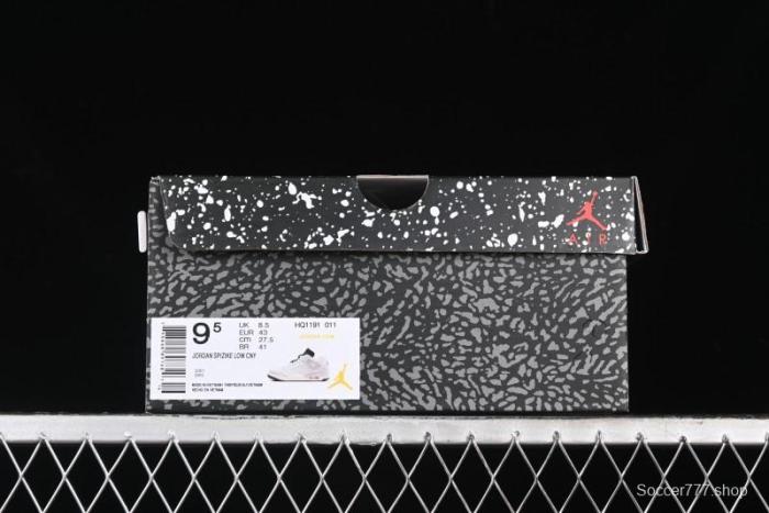 Nike Jordan Spizike Low AJ Hybrid Element All Black Crackle Color Casual Sneakers - HQ1191-011