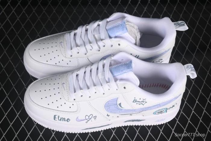 Nike Air Force 1'07 Low  Sesame Street  Custom Casual Sneakers - FB8971-080