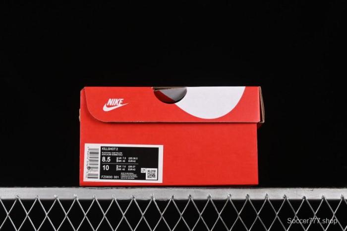 Nike Killshot 2 Retro Comfortable Non-Slip Low-Top Sneakers - FZ5630-001