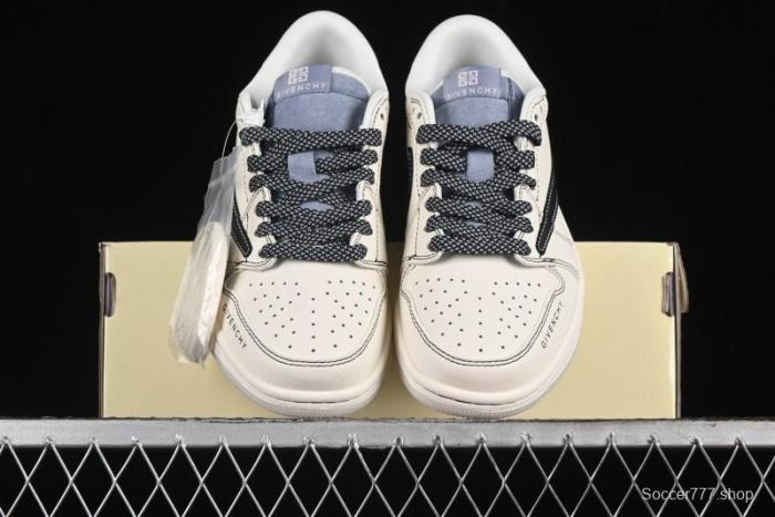 Nike Travis Scott x Fragment Design x Air Jordan 1 Low OG SP AJ1 Low Top Casual Sneakers - XY2688-111