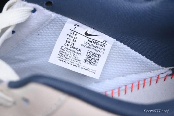 Nike Air Force 1 '07 Low The North Face Collaboration - Blue Floral Swoosh Casual Sneakers - KK1988-021