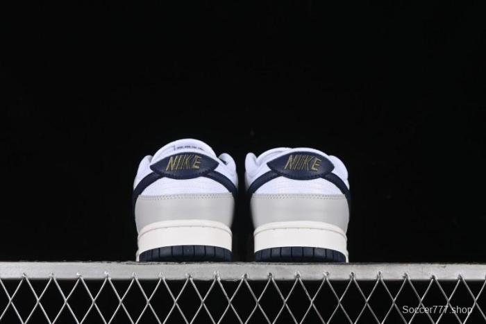 Nike Dunk Low SB Casual Sneakers in Photon Dust and White with Obsidian Accents - HF4299-001