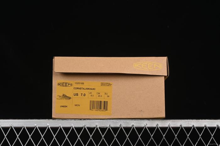 Keen Uneek Flat-M Woven Elastic Strap Outdoor Water Sports Sandals - 1025169 CORNSTALK