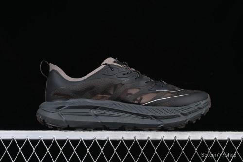 HOKA ONE ONE Satisfy Running Mafate Trail Low-Cut Cushioned Outdoor Hiking Shoes - 1157050 COFF