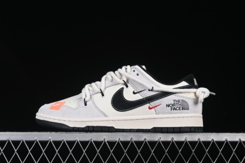 Nike SB Dunk Low The North Face Collaboration Strap Patch Black Hook Anniversary High-End Custom Low-Top Casual Skate Shoes - YC5066-257