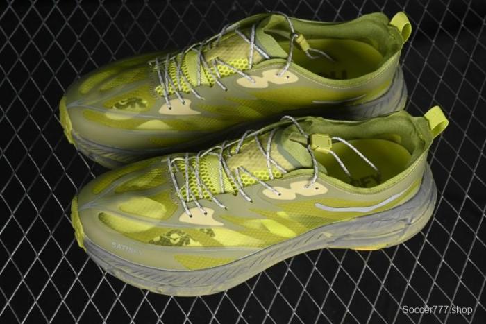 HOKA ONE ONE Satisfy Running Mafate Trail Low Top Cushioned Outdoor Hiking Shoes - 1157050 SLFR