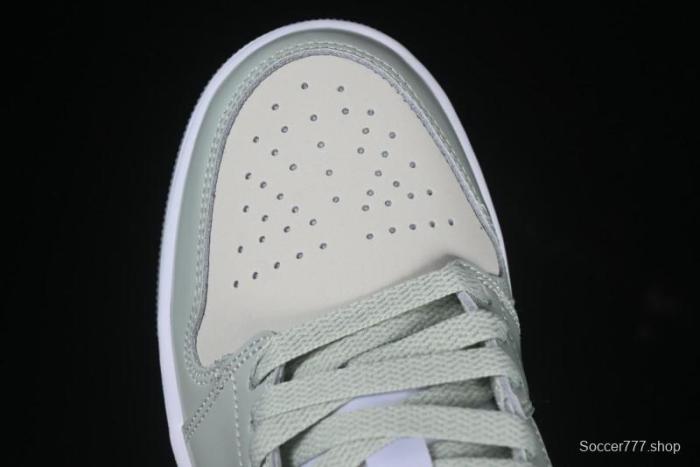 Nike Air Jordan 1 Low AJ1 Amber Green Low-Top Casual Sneakers - HF4078-100