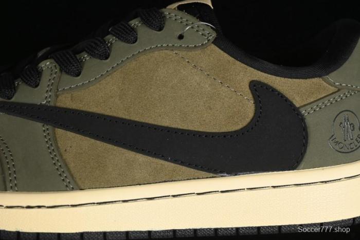 Nike Travis Scott x Fragment Design x Air Jordan 1 Low OG SP AJ1 Sneakers - CH6336-007