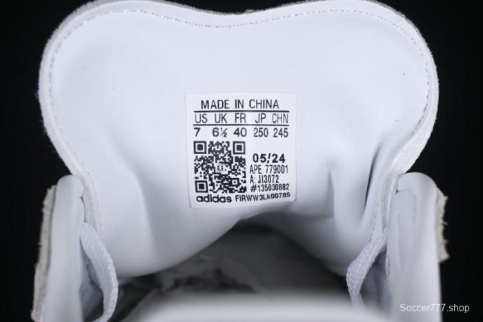 Adidas Samba Classic – White/Black with Pink Translucent Sole