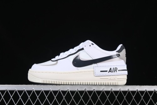 Nike Air Force 1 Shadow Low-Top Sneakers with Lightweight EVA Midsole and Anti-Slip RB Rubber Outsole - DZ1847-110