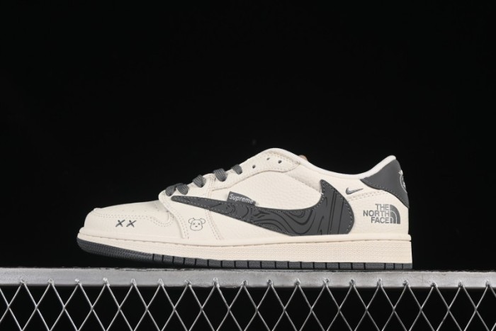 Nike Travis Scott x Fragment Design x Air Jordan 1 Low OG SP AJ1 Low Top Casual Sneakers - XS2024-013