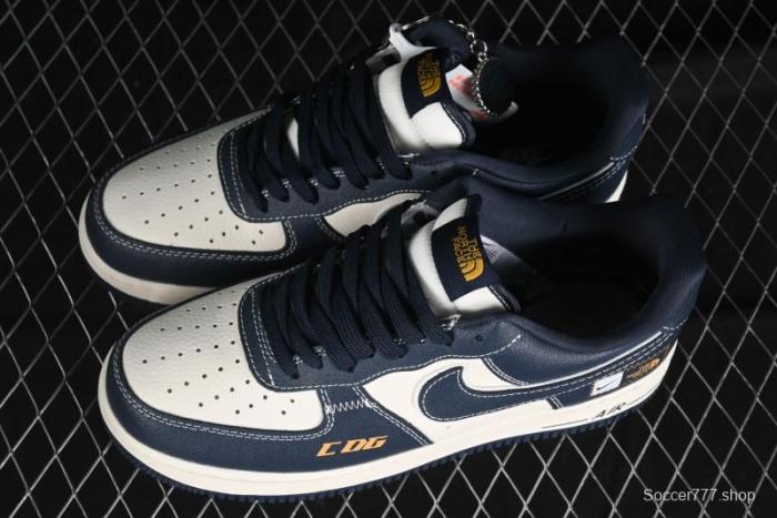 Nike Air Force 1 '07 Low The North Face x CDG Dark Blue Casual Sneakers - KK1988-014